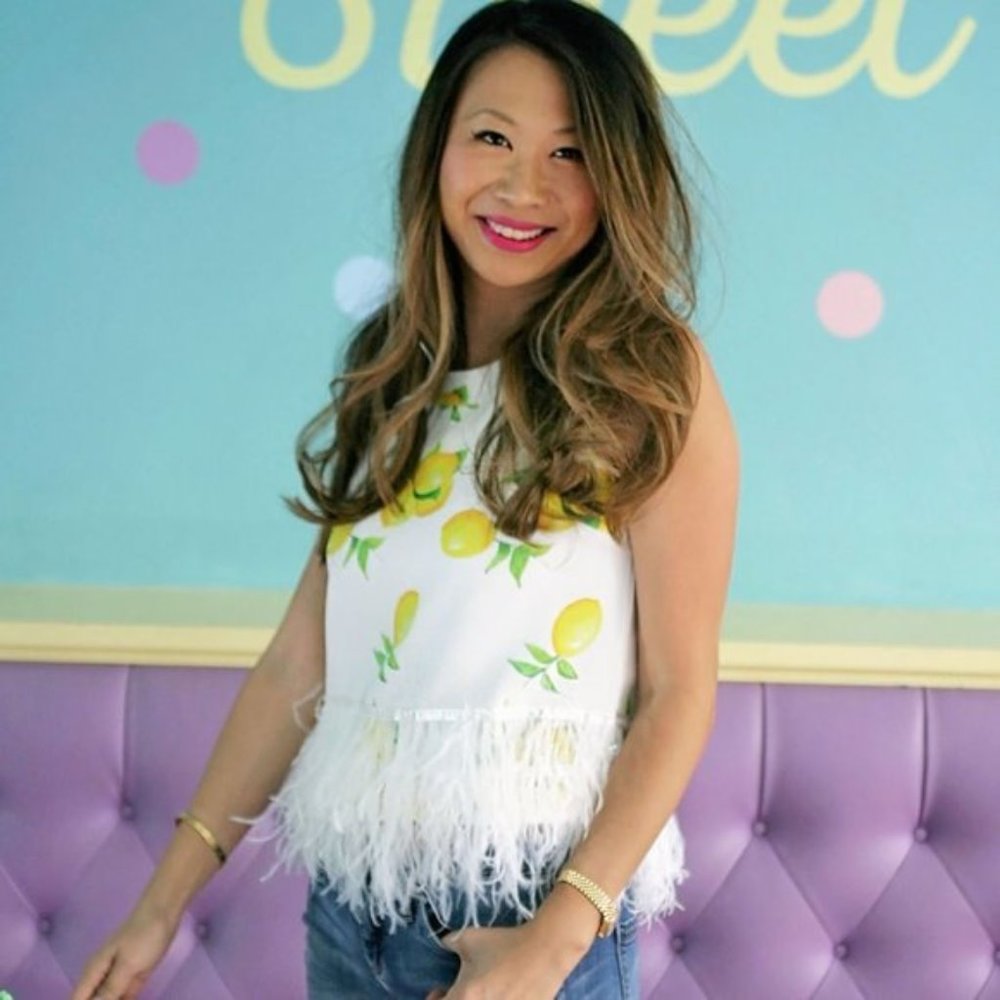 Lemon Feather Top- TP110L